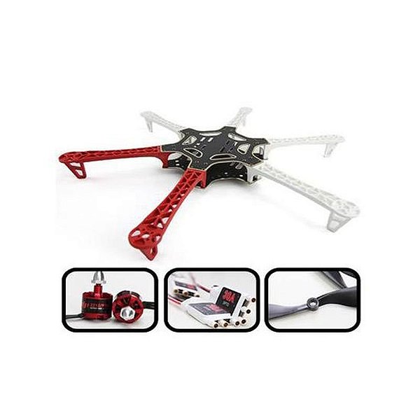 Hexacóptero Dji F550 Arf Chassi