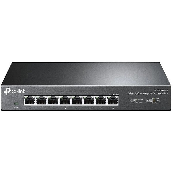 Switch TP-Link TL-SG108-M2 8 Portas 10/100/100Mbps - Modelo Desktop
