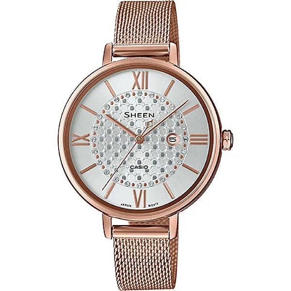 Relógio Casio Analógico e Digital Feminino SHE-4059PGM-7AUDF