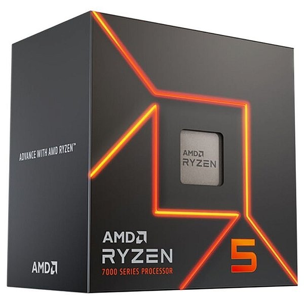 Processador Amd Ryzen 5 7600 - 3.80Ghz 6 Núcleos 38Mb - Socket Am5