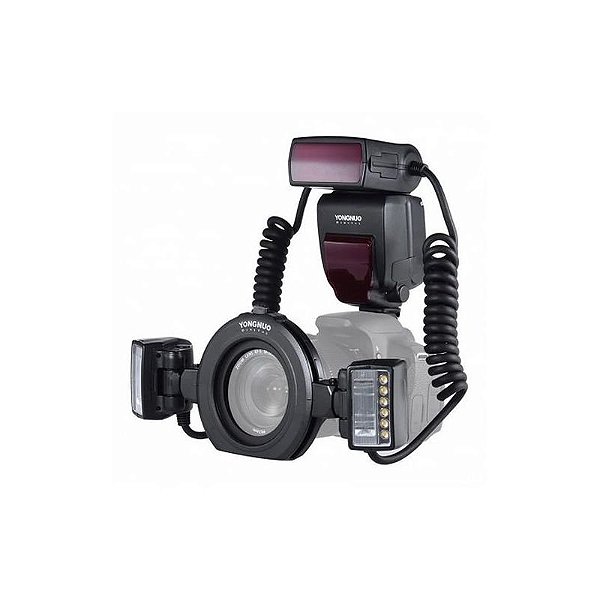 Flash Circular Yongnuo YN-24EXC para Macro Fotografia Profissional