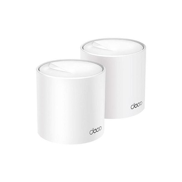 Sistema Wi-Fi Mesh TP-Link Deco X60 AX5400 - Conjunto com 2 Unidades para Cobertura Total