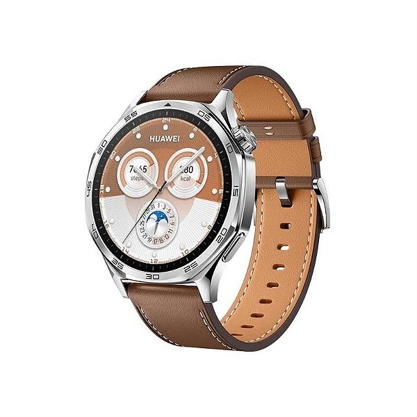 Relógio Inteligente Huawei Watch GT 5 46MM - Marrom Clássico e Sofisticado
