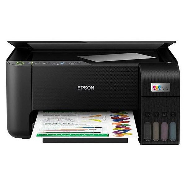 Impressora EcoTank Epson L3250 Multifuncional Wi-Fi 3 em 1 - Bivolt, Cor Preta
