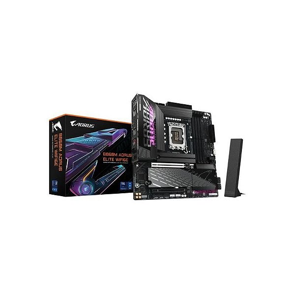Placa Mãe Gigabyte B860M Aorus Elite Wi-Fi 6E - LGA 1851 / DDR5 - Alta Performance