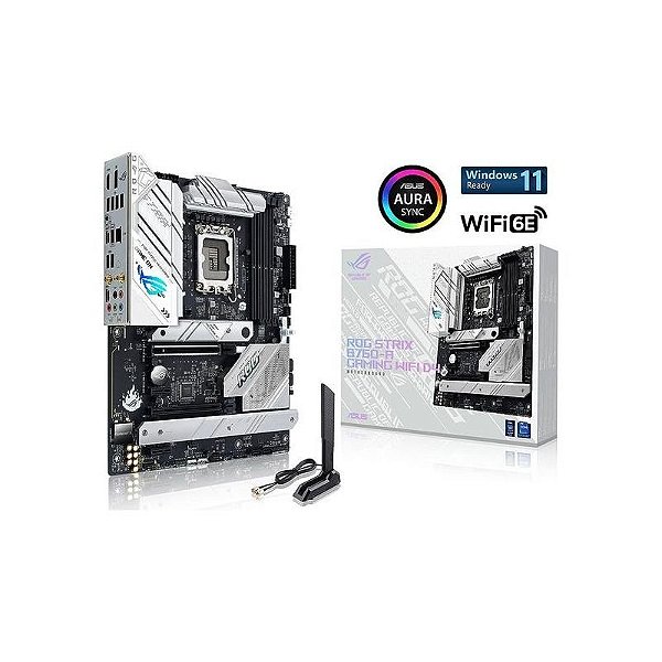 Placa-Mãe Asus B760 ROG Strix DDR5 Wi-Fi Desempenho Superior para Jogos