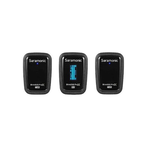Microfone Sem Fio Profissional Saramonic Blink500 Prox B2R (2Tx+1Rx)