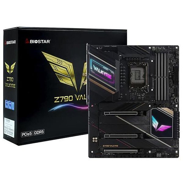 Placa Mãe Biostar Z790 Valkyrie LGA 1700 para DDR5 - Desempenho Superior