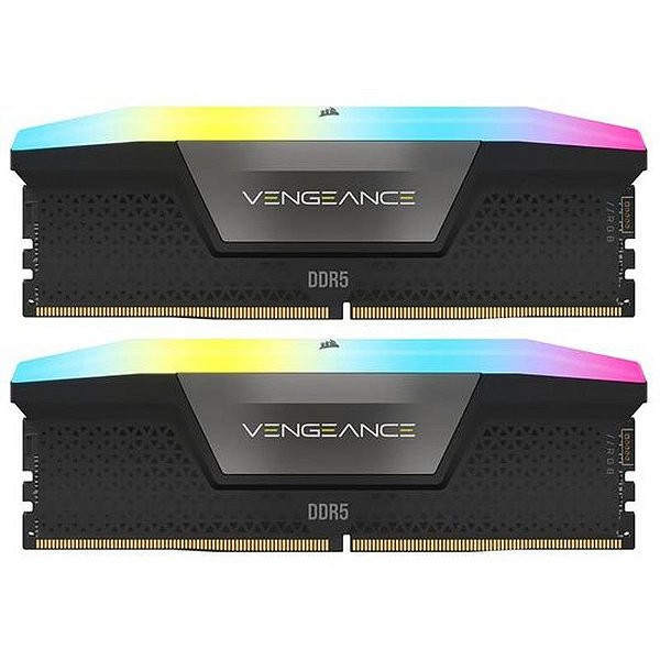 Memória RAM Corsair Vengeance RGB DDR5 96GB (2x48GB) 5200MHz - Preto - CMH96GX5M2B5200C38