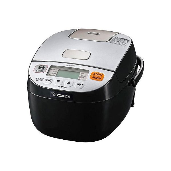 Arroz Eletrônico Zojirushi NL-BAC05SB Micom 3 Xícaras 1L 110V - Preto e Prata