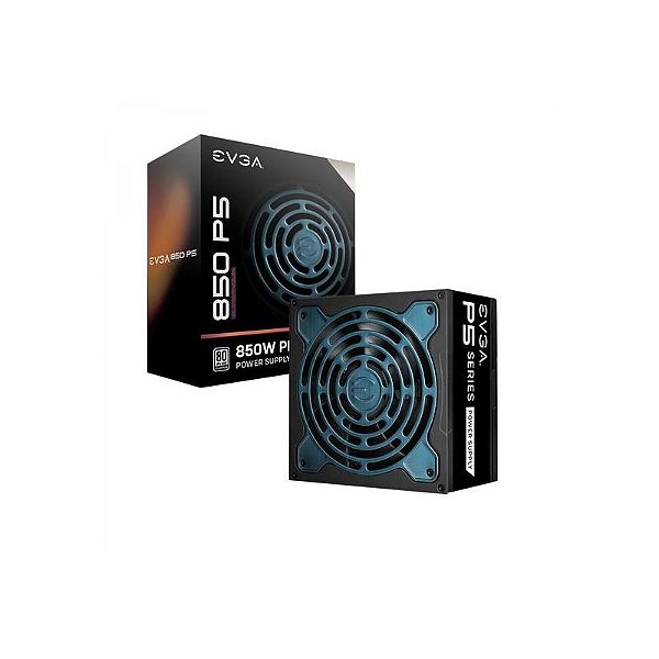 Fonte de Alimentação 850W EVGA P5 220 0850 X1 80 Plus Platinum Fully Modular