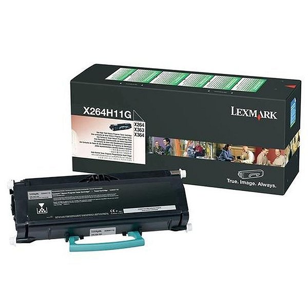Toner Preto Lexmark X264H11G De Alto Rendimento
