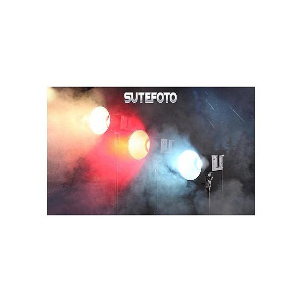 Iluminação LED RGB Sutefoto P100 para Estúdio e Ambiente profissional