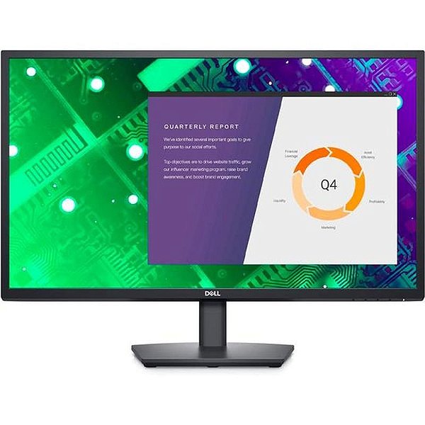 Monitor Dell E2722HS 27" Full HD com Conexões D-Sub e DisplayPort Bivolt