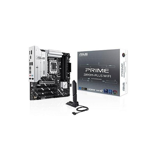 Placa Mãe Asus Prime Z890M-Plus Wi-Fi DDR5 Socket LGA 1851 Micro ATX Chipset Intel Z890