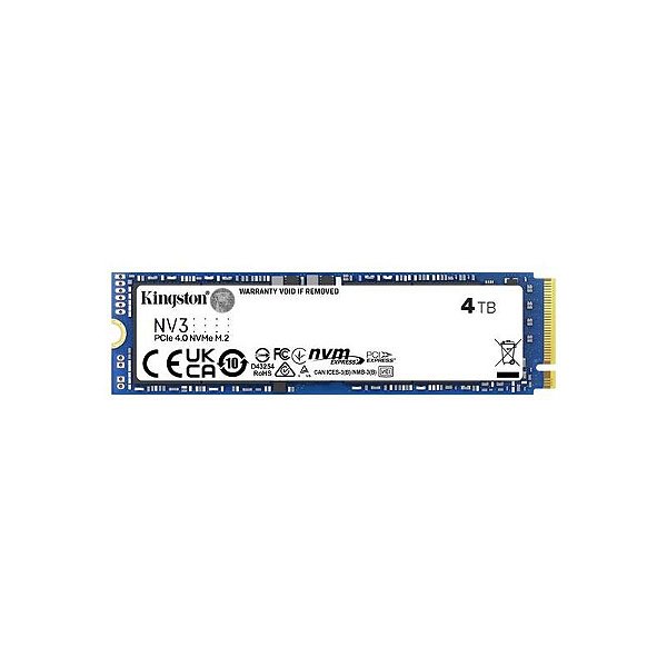 SSD Kingston M.2 4TB NVMe NV3 - Desempenho Profissional em Alta Capacidade