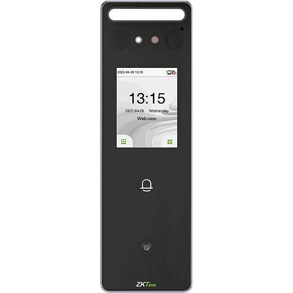 Controlador de Acesso Biométrico ZKTeco SpeedFace V3L com Reconhecimento Facial