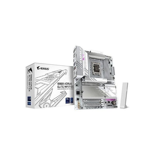 Placa Mãe Gigabyte Aorus Elite B860 Wi-Fi 7 LGA 1851 com Suporte DDR5
