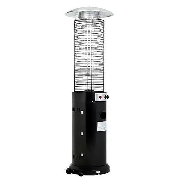 Aquecedor de Patio a Gás GLP - 13KW - Eficiente e Elegante - Preto