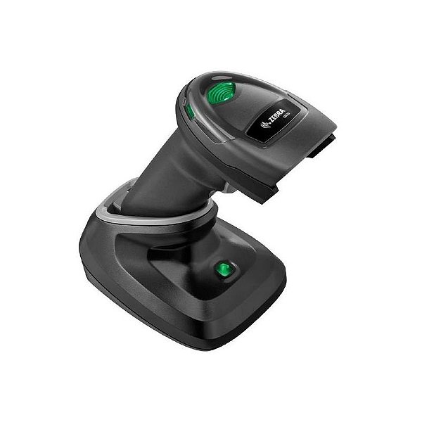 Leitor de Códigos de Barras e QR Zebra CR/DS2278 USB com Suporte - Preto