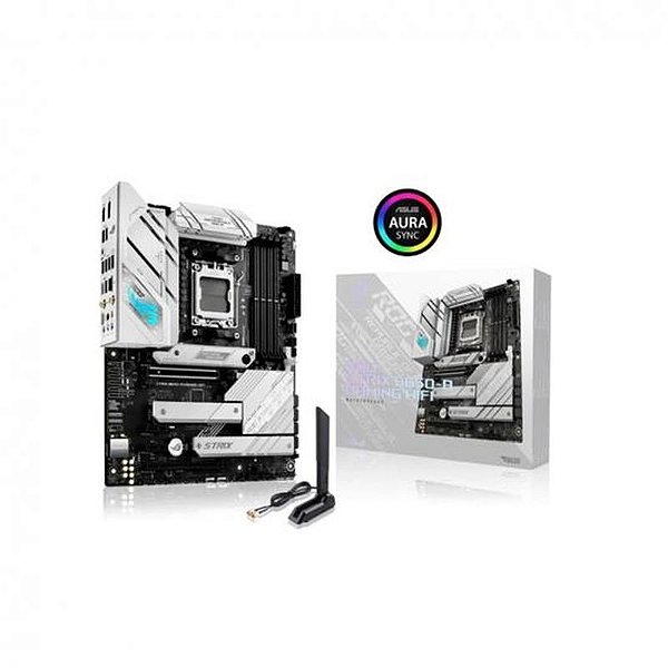 Placa Mãe Asus Rog Strix B650-A AM5 Gamer com Wi-Fi e DDR5