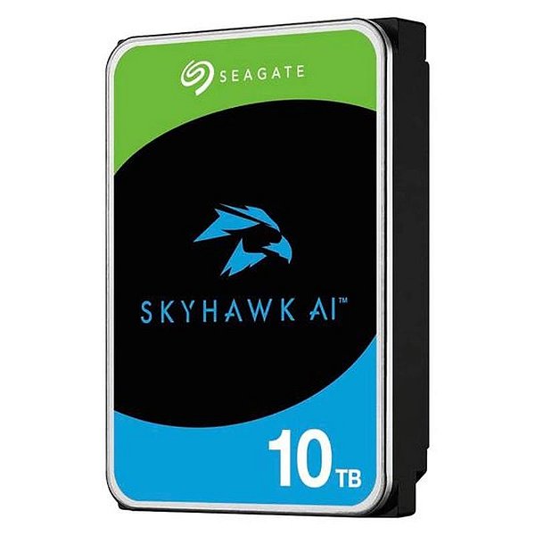 HD Seagate Skyhawk Ai de 10TB para Vigilância - SATA 3, 7200RPM, 3.5 - ST10000VE001