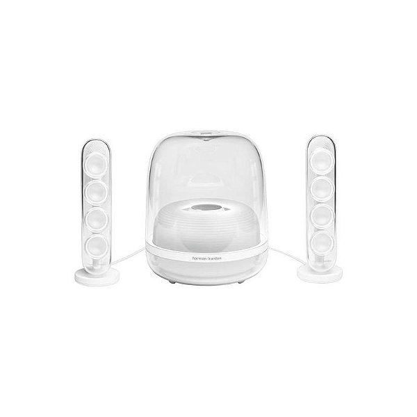 Caixa de Som Bluetooth Harman Kardon Soundsticks 4 - Branca Portátil
