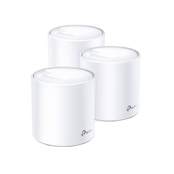 Roteador TP-Link Deco X20 - Kit 3 Unidades | Wi-Fi Mesh 6. AX1800
