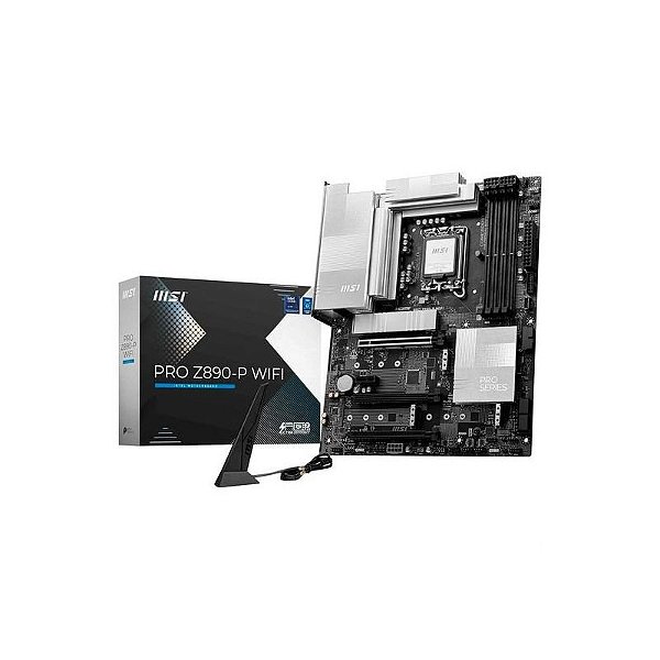 Placa Mãe MSI Pro Z890-P Wifi ATX LGA 1851 para Intel Z890, 4xDDR5
