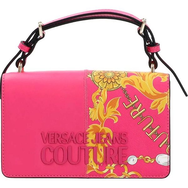 Bolsa de ombro feminina Versace Jeans Couture - Modelo 75VA4BP4 ZS820 QH1