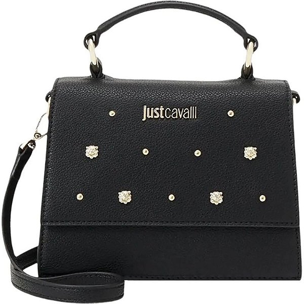 Bolsa Feminina Just Cavalli 75RA4BR1 ZS796 na Cor Preta