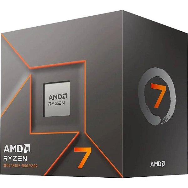 Processador AMD Ryzen 7 8700F - Oito Núcleos, 4.1GHz - Soquete AM5