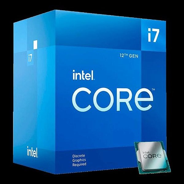 Processador Intel Core i7-12700F LGA 1700 - 12 Núcleos, 20 Threads, 2.1GHz até 4.9GHz Turbo