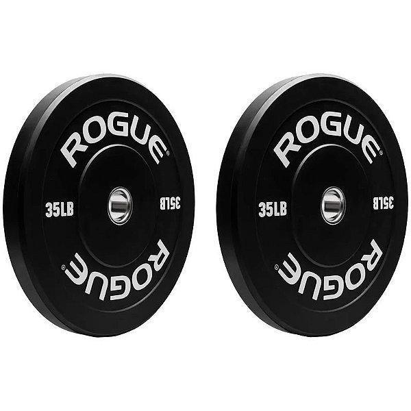 Discos de Peso Rogue Echo Bumper 35Lbs (Par) - Alta Performance e Durabilidade