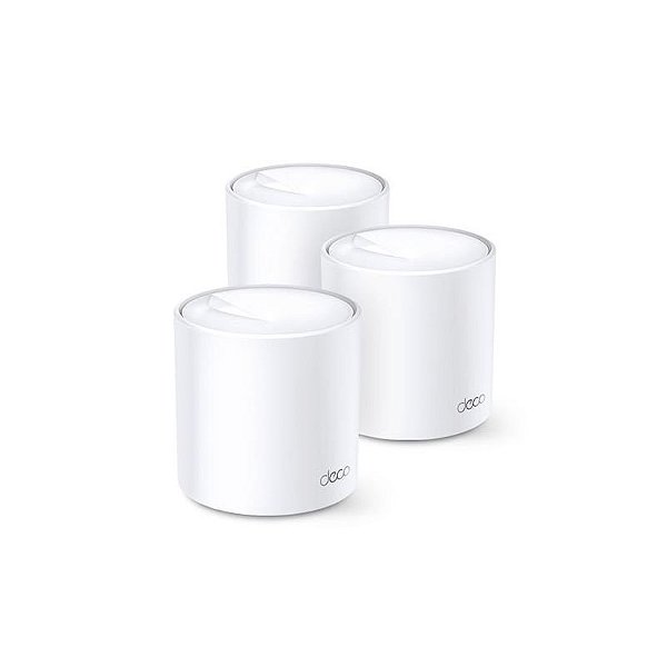Roteador Mesh Tp-Link Deco X20 Ax1800 - 1201/574Mbps - Tri-Band - 3 Unidades