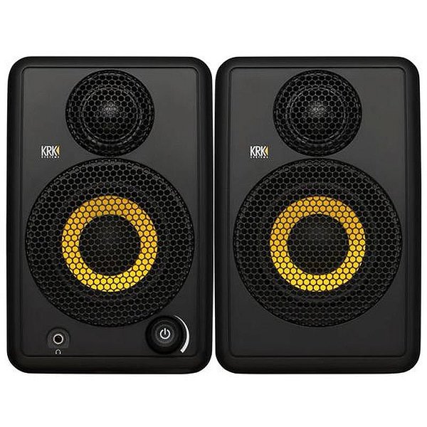 Monitores de Estúdio Ativos KRK Goaux 3 - Par Profissional de Áudio
