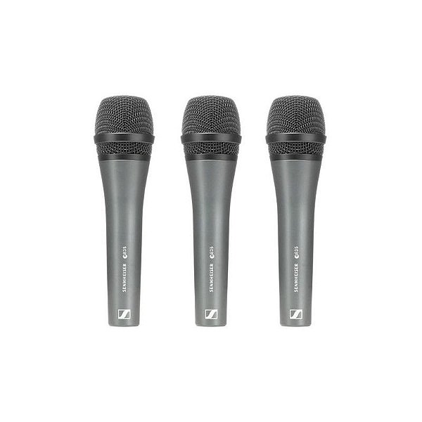 Microfone Dinâmico Sennheiser E835 Profissional - Cor Cinza