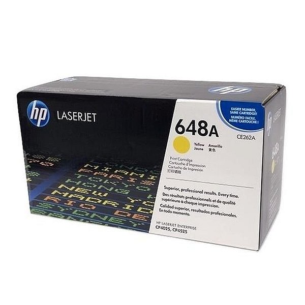 Toner Hp Ce262A 648A Amarelo