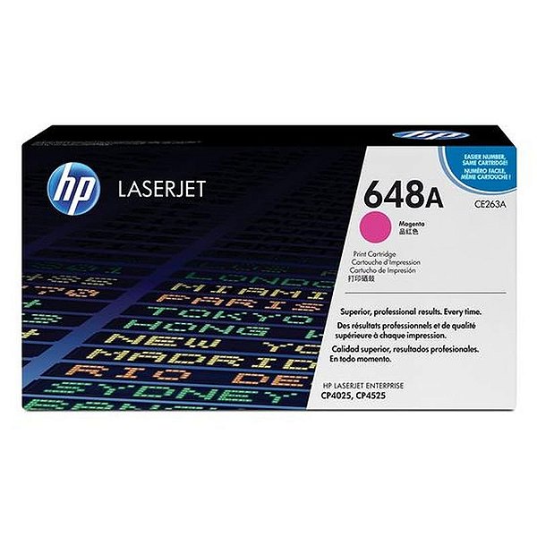 Toner Hp Ce263A 648A Magenta