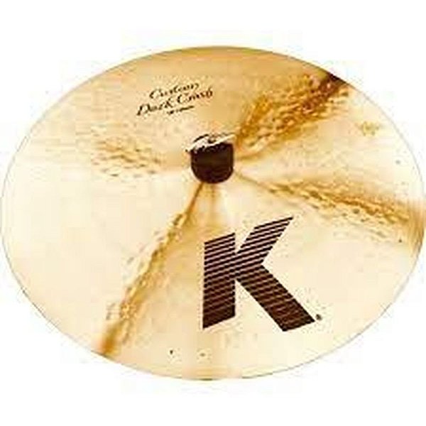 Zildjian 16 K Custom Crash Escura - Prato de Percussão Profissional (K0951)