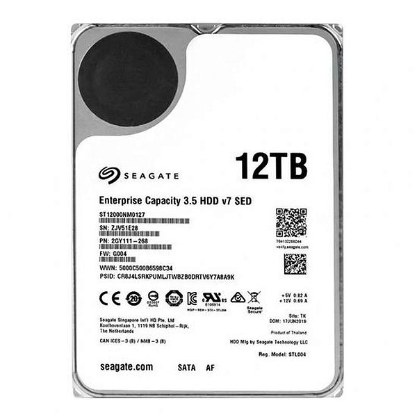Disco Rígido SATA3 16TB Seagate Exos X16 ST16000NM001G - Alta Performance e Confiabilidade
