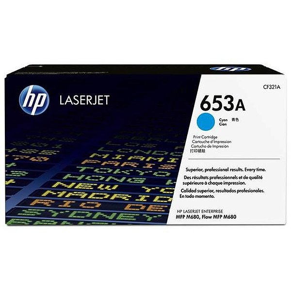 Toner Hp Cf321A 653A Cyan