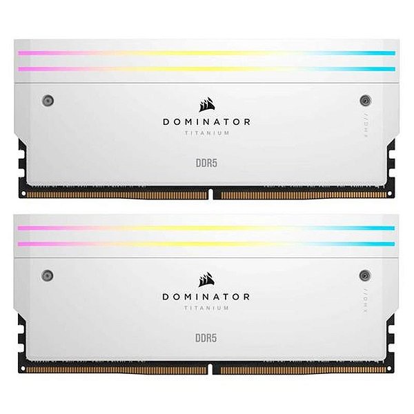 Memória RAM Corsair Dominator Titanium RGB 64GB (2x32GB) DDR5 6400MHz - CMP64GX5M2B6400C32W