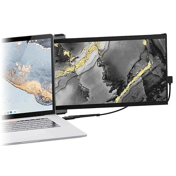 Monitor Portátil Externo para Laptop DUEX Max 14.1 Cinza