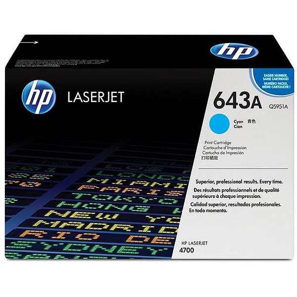 Toner Hp Q5951A 643A Cyan