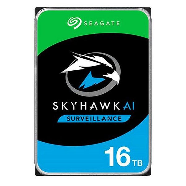 HD Seagate Skyhawk Ai 16TB SATA 3 7200RPM para Vigilância e Armazenamento
