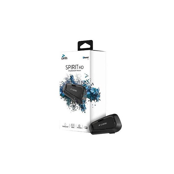 Intercomunicador Cardo Spirit HD para Motocicletas - Comunicação Clara e Confiável