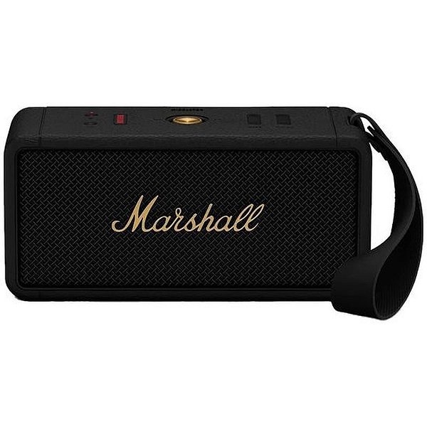 Caixa De Som Bluetooth Marshall Middleton Portátil - Cor Preto