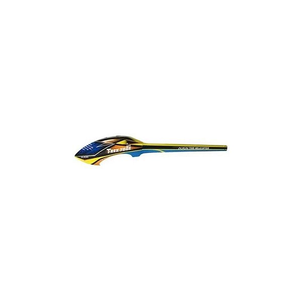 Fuselagem para Helicóptero Modelismo TR700E - Amarelo e Azul