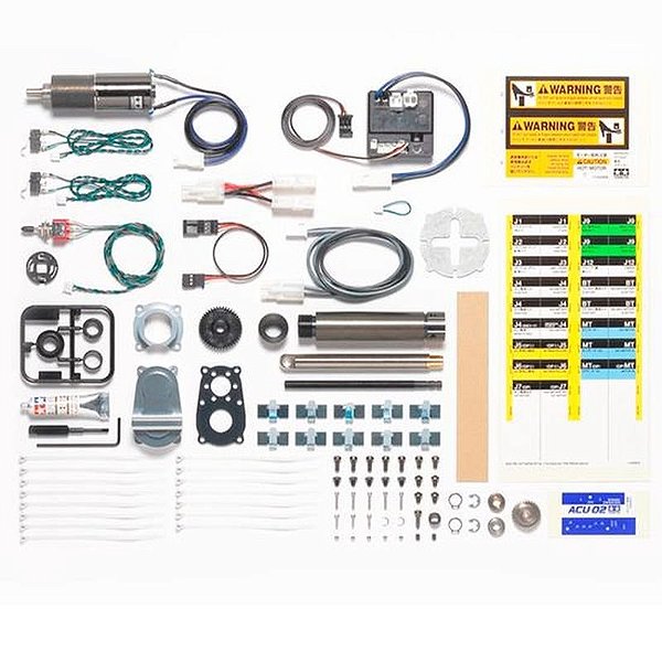 Conjunto de Atuadores Elétricos Tamiya para Reboque RC 1/14 - 56553
